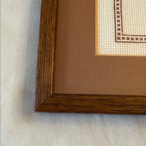 Adorable Framed Sports Quote Cross-Stitch Wall Art - Picture 5 of 8